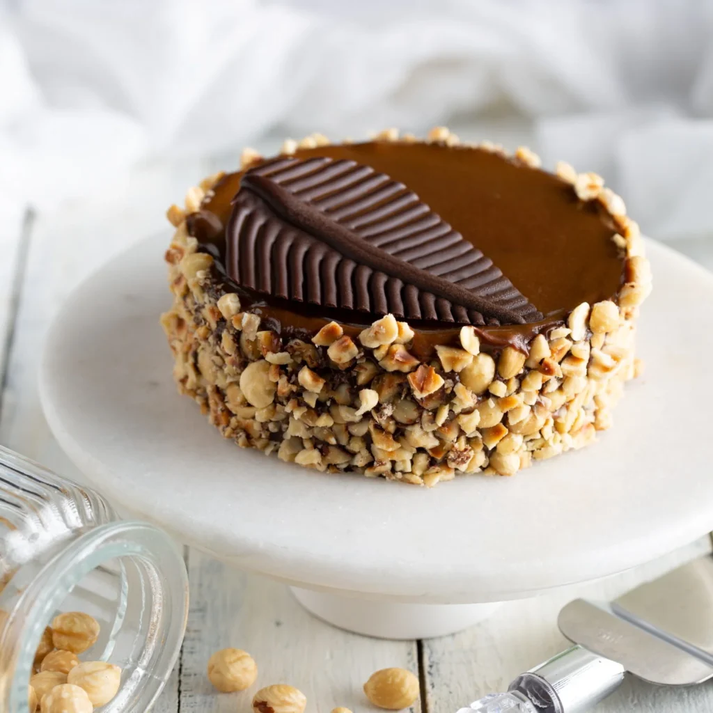 hazelnutpralinemoussecake